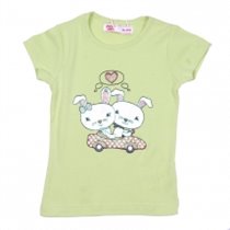 Футболка с кор. рукавом для девочек (BGS12-31007)