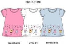 Футболка с кор. рукавом для девочек (BGS12-31010)