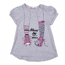 Футболка с кор. рукавом для девочек (BGS12-37005)