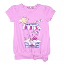 Футболка с кор. рукавом для девочек (BGS12-37006)