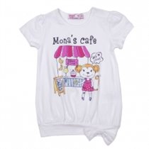 Футболка с кор. рукавом для девочек (BGS12-37006)