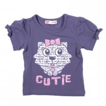 Футболка с кор. рукавом для девочек (BGS12-37008S)