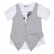 Футболка с кор. рукавом для девочек (BGS12-37020S)