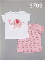 Комплект футболок для девочек (Z12-3709)