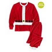 Adult Santa Two-Piece Pajama Set
