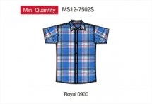 Рубашка мужская с коротким рукавом (MS12-7502S)
