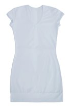 ФП1Б - Футболка-платье белое без рисунка.