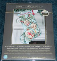 08854 Enchanted Ornaments  Stocking