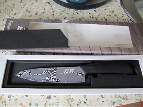 Нож шеф керамический 'дамасская сталь'