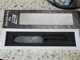 Нож-саноку керамический 12,5см 'дамасская сталь'