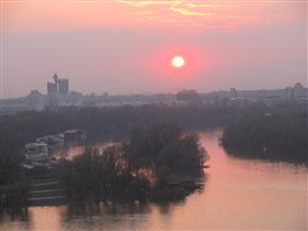 Закат над Белградом