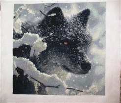 Black in White Wolf #3504 Kustom Krafts