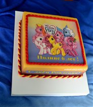 Фото торт Маленькие пони