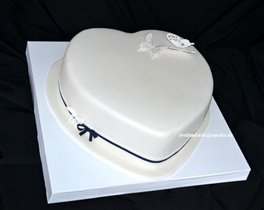 Торт Белое сердце
