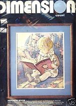 Favorite Book, частичная гладь, художник Jessie W