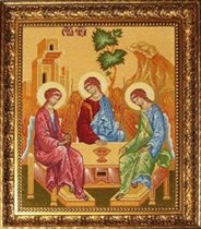 Пресвятая Троица (по мотиву иконы А.Рублева)