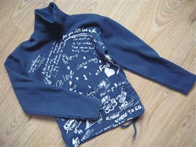 128 теплая водолазка