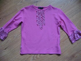 122-128 малиновая кофточка