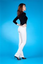 пристрою прямые светлые узкие брюки 52 размера фир