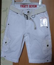 Новые белые шорты с этикетками 600руб 140-146
