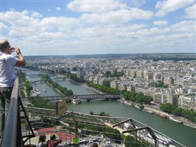 Сена. Вид с Эйфелевой башни.