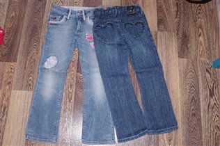 джинса голубые+синие-400