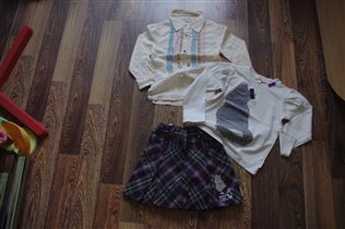 блузка+джемпер+юбка/110-400