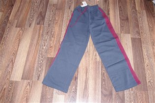 спортивные штаны трикотажные синие-146-450