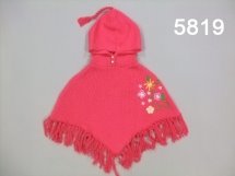 Пончо для девочек (W12-5819)