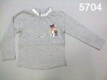 Футболка с длинным рукавом для девочек (W12-5704)