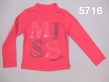 Футболка с длинным рукавом для девочек (W12-5716)