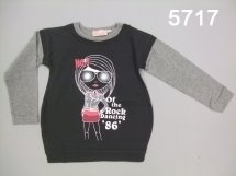 Футболка с длинным рукавом для девочек (W12-5717)