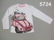 Футболка с длинным рукавом для девочек (W12-5724)