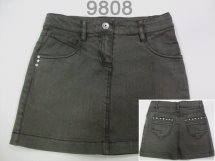 Джинсовая юбка для девочек (W12-9808)