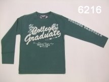 Футболка с длинным рукавом для мальчиков (W12-6216