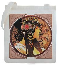 СУ1Н-0550-Холщовая сумка с рисунком Рубиновый вече