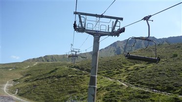 А подъемники работают..