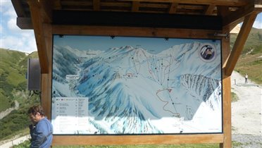 Карта склонов Шамони