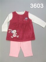 Костюм-двойка для девочек (W12-3603)