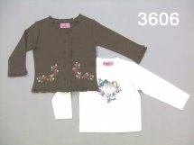 Костюм-двойка для девочек (W12-3606)