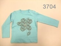 Футболка с длинным рукавом для девочек (W12-3704)