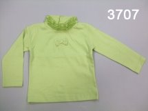 Футболка с длинным рукавом для девочек (W12-3707)