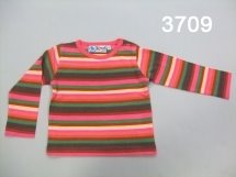 Футболка с длинным рукавом для девочек (W12-3709)