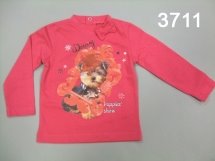 Футболка с длинным рукавом для девочек (W12-3711)