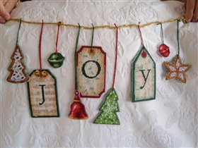 joy tag ornaments