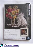 Dimensions 35180 Cat and Flowers 45$