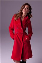 Пальто красное от ульрики 48-й(на 46) цена 2875