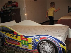 кровать турбо с матрасом Альфа 