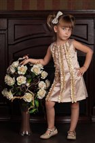 Коктейльное платье 'Мини мисс' золото