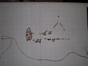 Начала вышивать в декабре 2012г.